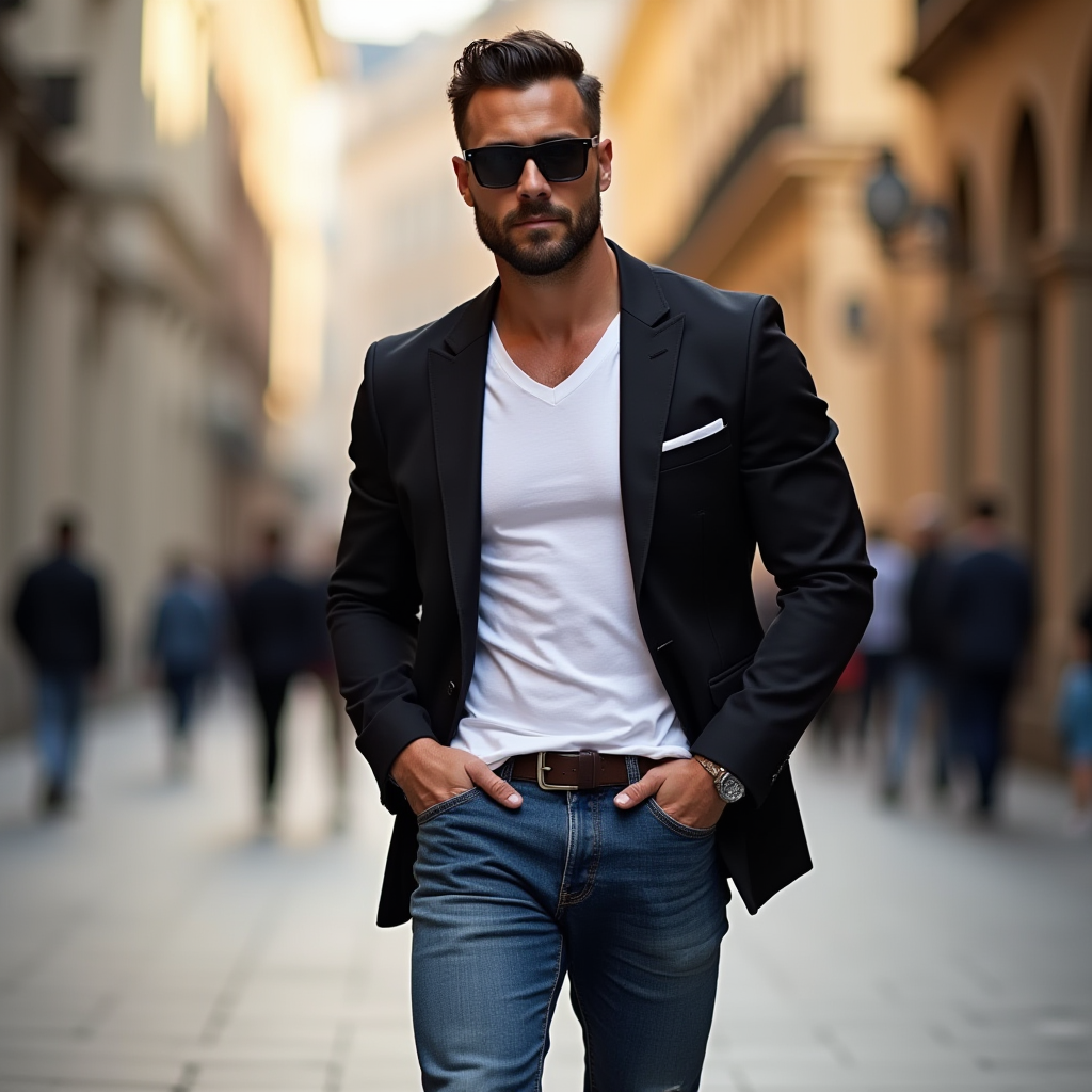 Homme élégant